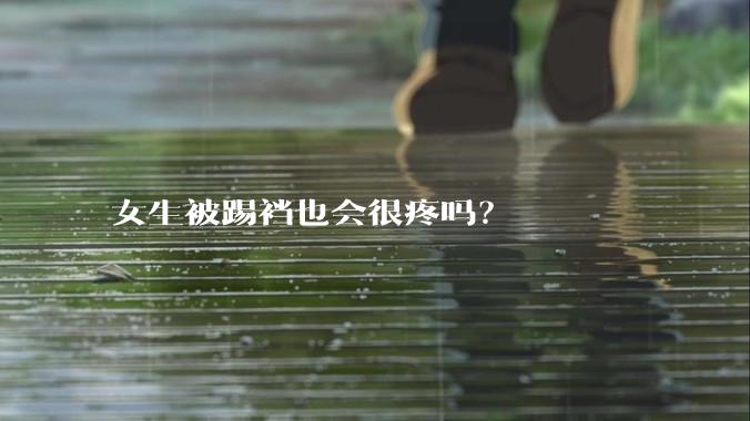 女生被踢裆也会很疼吗？